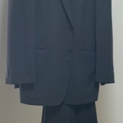 【値下げ】スーツ　紺　ストライプ　2,000円