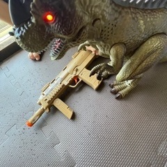 恐竜 銃つき 動く
