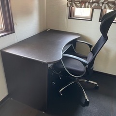 仕事用　書斎 机 デスク  椅子 チェア　リモートワーク