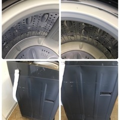 K035★MAXZEN製★2022年製8.0㌔洗濯機人気のBKカラー★6ヵ月間保証付き★近隣配送・設置可能