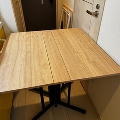 ドウシシャ バタフライテーブル 幅80cm  