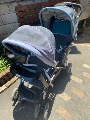 2人乗り縦型ベビーカー