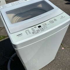 美品 AQUA アクア 5Kg 全自動洗濯機 AQW-S5MBK...