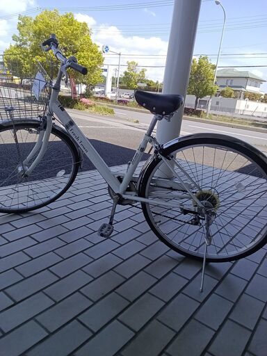 ★ジモティ割あり★  自転車 27インチ ホワイト クリーニング済み TK2194