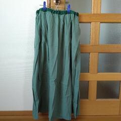 夏カラー　スカート　グリーン