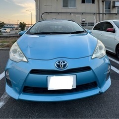 【ネット決済】トヨタ　アクア　S  車検2年近く有り　ブルー