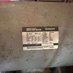 エアーコンプレッサー 200V 【実働】