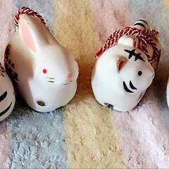 すみれ旅館の干支鈴入り焼き物コンプリートセット