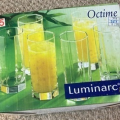 Luminarcグラス６個セット＋おまけ商品のコップ3個（未使用品）