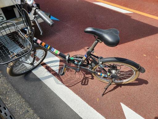 6段ギア付き　20インチ　　折り畳み式自転車　フォルクスワーゲン