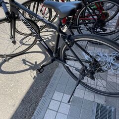 🚲26インチ クロスバイク/ブラック/air-on 自転車🚴