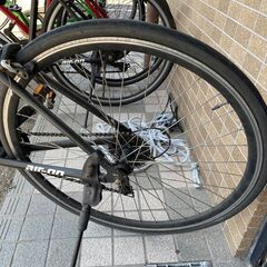 🚲26インチ クロスバイク/ブラック/air-on 自転車🚴