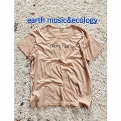 【earth music&ecology】シンプル  ロゴT【半...