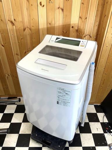 Panasonic 全自動洗濯　NA-SJFA805 2019年製　8.0kg エコナビ　送風乾燥付き　住まい　大家族