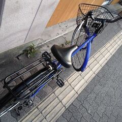 Avec Vent[アヴェックヴェント] KiLacle(キラクル)27吋 タウンサイクル 外装6段/LEDオート/ブルー