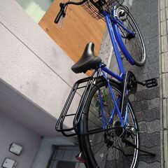 Avec Vent[アヴェックヴェント] KiLacle(キラクル)27吋 タウンサイクル 外装6段/LEDオート/ブルー
