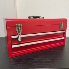 アイリスオーヤマ　ツールボックス(工具箱)赤