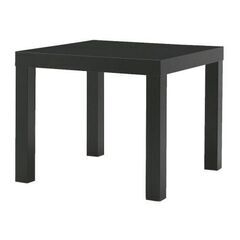 イケア　サイドテーブル　ブラック　IKEA