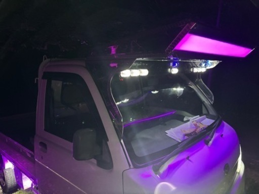 軽トラ フロントバイザー 軽トラ用フロントバイザー 軽トラ S200P