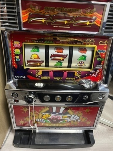 パチスロ実機 SアイムジャグラーEX-TP 6号機 コイン不用機 ドアキー