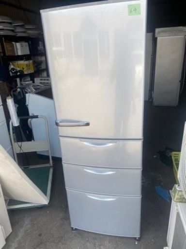 NO64❗️ 福岡市内配送無料 AQUA アクア AQR-361C（S） [冷蔵庫（355L・右開き）ブライトシルバー]