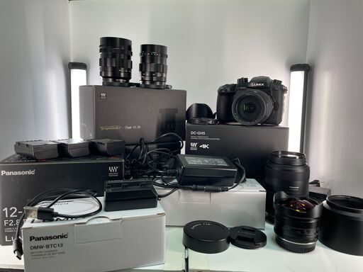 Panasonic LUMIX GH5 ボディ+レンズ５本+DCカプラー他セット