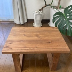 無垢板センターテーブル、ソファーテーブル木製