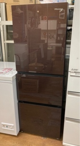 ハイセンス 3ドア冷蔵庫 282L　2021年製 中古