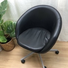 N+035【IKEA】オフィス・事務チェア 昇降 おしゃれ 回転...