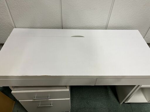 コイズミファニテック 勉強机 学習机 袖机 椅子 収納ラック 4点セット