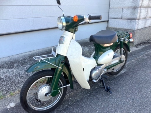 ☆ 美車 走1.3万　ホンダ　リトルカブ 緑　セル無し　３速　キャブレター　ノーマル　原付　AA01 キック１発　軽整備済み　和歌山市　発送可能