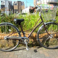中古自転車 LOCOCO ママチャリ 自転車 実用 内装3段ギア...