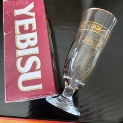 YEBISU・エビス特製ゴブレットグラス1個。年代感じて飲んで見て‼︎
