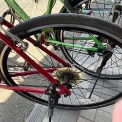 700Cクロスバイク/赤