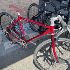 700Cクロスバイク/赤