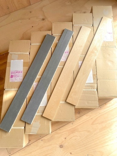 未使用】複合フローリング カバ 5束 9.7㎡分