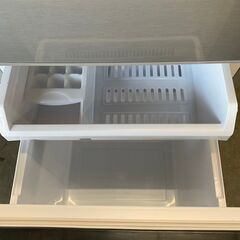 【AQUA】 アクア 2ドア 冷凍冷蔵庫 容量126L 冷凍室46L 冷蔵庫80L AQR-J13M (S) 2022年製 S0034