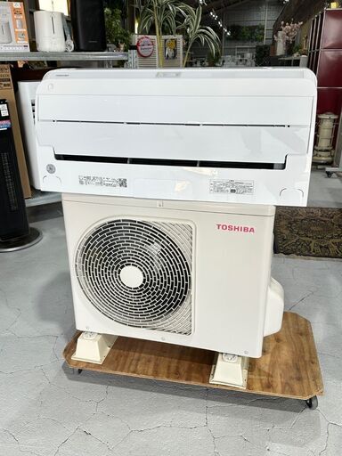 ★TOSHIBA ルームエアコン★東芝 RAS-H221ARKS 2.2kw 2022年 おもに6畳 リモコン付き 100V 空気清浄機能