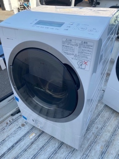 福岡市内配送設置無料 TW-117V6L-W ドラム式洗濯乾燥機 ZABOON（ザブーン） グランホワイト [洗濯11.0kg /乾燥7.0kg /ヒートポンプ乾燥 /左開き]