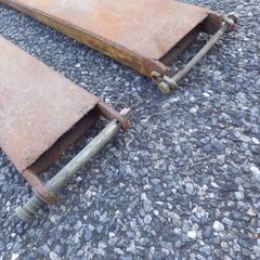 メーカー・型番不明 フォークリフトの爪2本セット　縦：約1530mm×幅：約160mm【野田愛宕店】【店頭取引限定】【中古】管理番号：ITWIR8GWSH1E