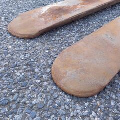 メーカー・型番不明 フォークリフトの爪2本セット　縦：約1530mm×幅：約160mm【野田愛宕店】【店頭取引限定】【中古】管理番号：ITWIR8GWSH1E