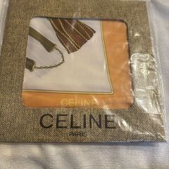 【ネット決済・配送可】CELINE　スカーフ