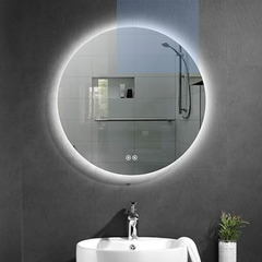 Decomira-デコミラ LEDミラー 壁掛け 風呂場 鏡 L...