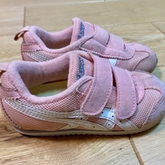 アシックス　靴　15.5cm  ピンク