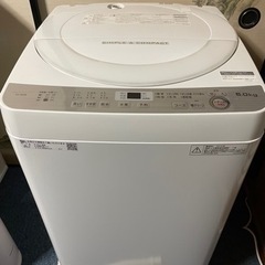 【2018年製】SHARP全自動洗濯機/6.0kg/ES-GE6...