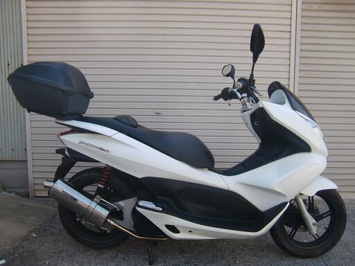 低走行690km ホンダ PCX150 武川マフラー、キタコリアサス付き