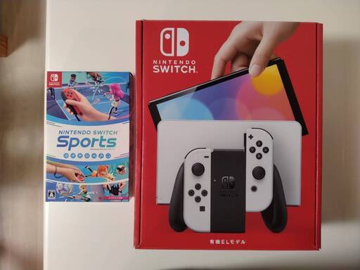 NINTENDO　SWITCH（有機ELモデル）とNINTENDO　SWITCH　Sportsのセット（新品）