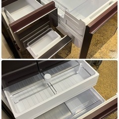 近隣送料無料!! 大容量501L!! SHARP 6ドア SJ-GT50A-R 2015年