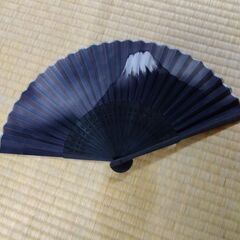 富士山　扇子