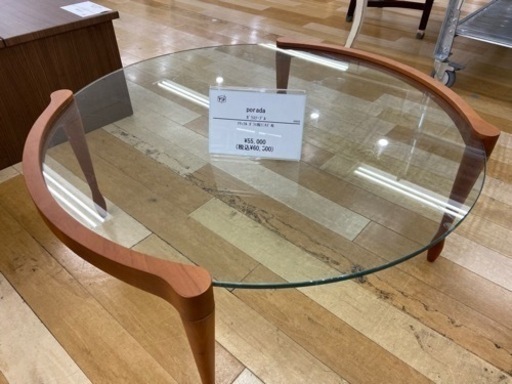 【トレファク ラパーク岸和田店】poradaのガラステーブルが入荷しました。
